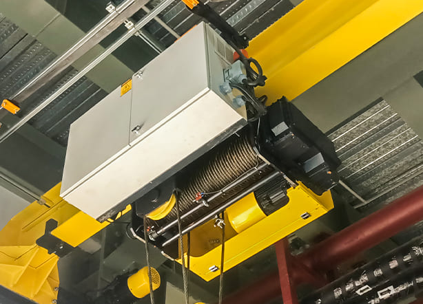 Standard Headroom Monorail Hoist Application
