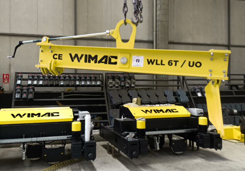 Wimac Adjustable Bail Lifting Beam Detail